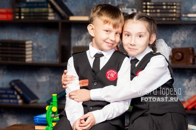 Фотосессия первоклассников в фотостудии - фото 1
