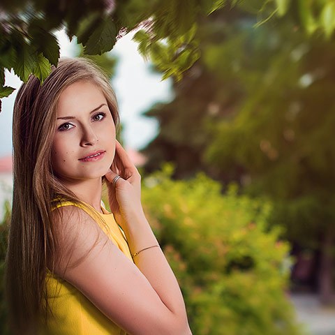 Фотосессия на улице с Венерой