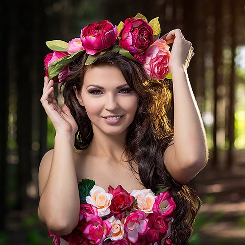 Лесная фотосессия в дендрапарке в Кирове