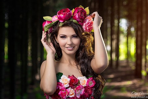 Лесная фотосессия в дендрапарке в Кирове