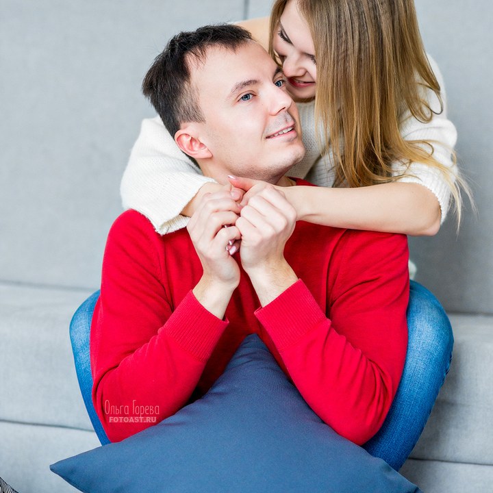 Lovestory в фотостудии в Кирове