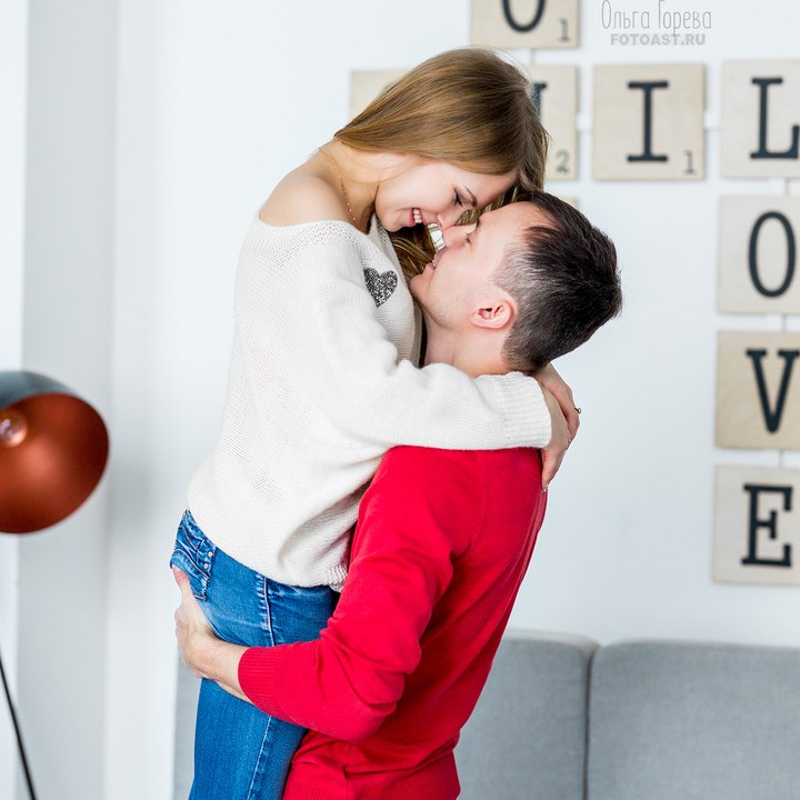 Lovestory в фотостудии в Кирове