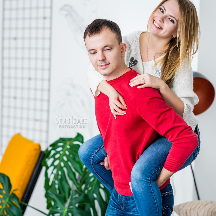 Lovestory в фотостудии в Кирове