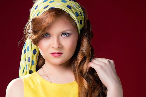 Фотосессия в студии с Анастасией