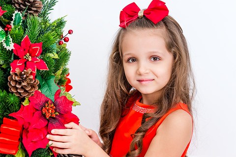 Новогодние фотосессии 2017 в студии