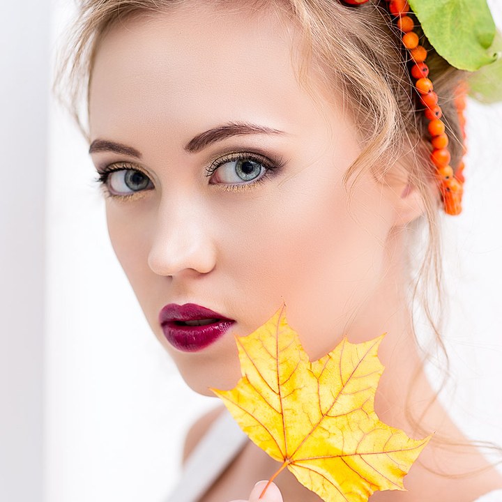 Фотосессия в студии Осень.