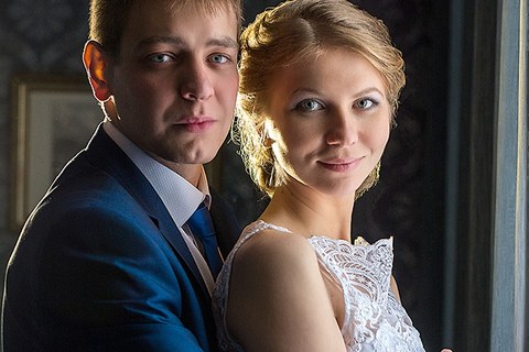 Свадебная фотосессия в кофейне Глобус в Кирове